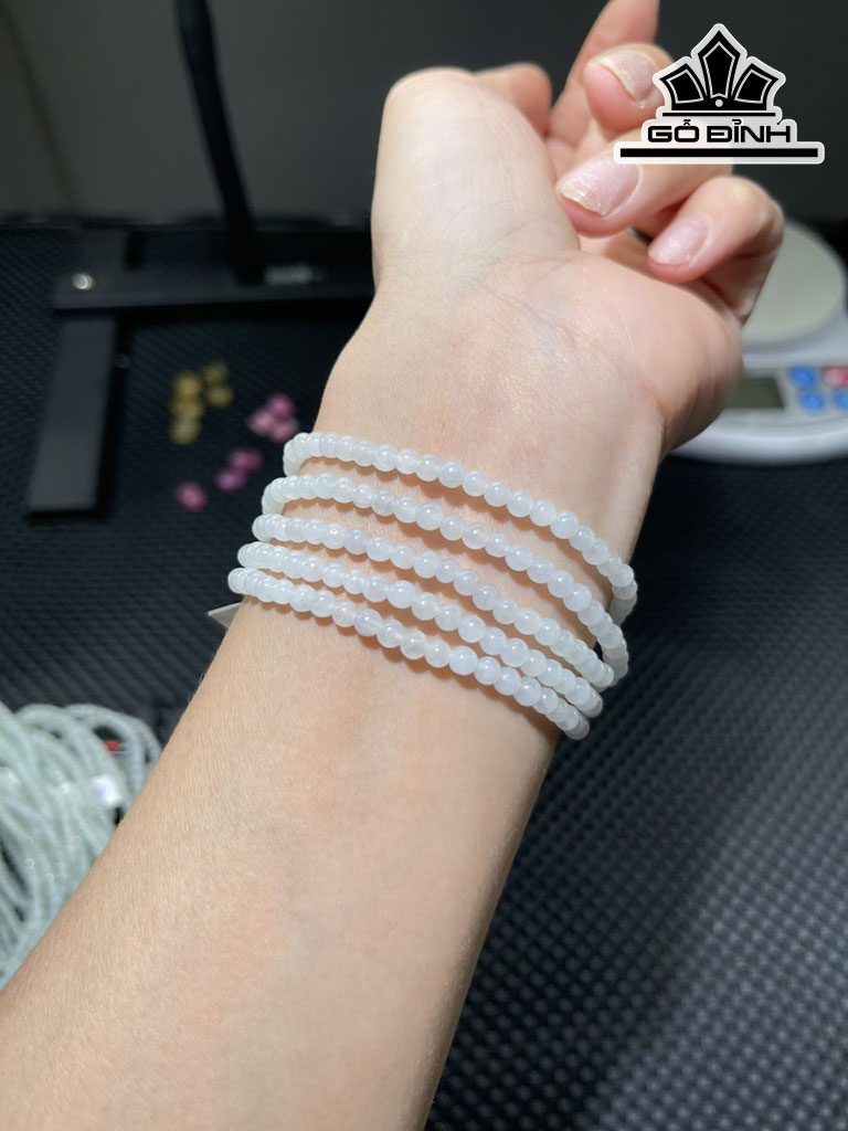 Chuỗi Đá Cẩm Thạch Đường Kính Hạt 4 (mm) 4cts