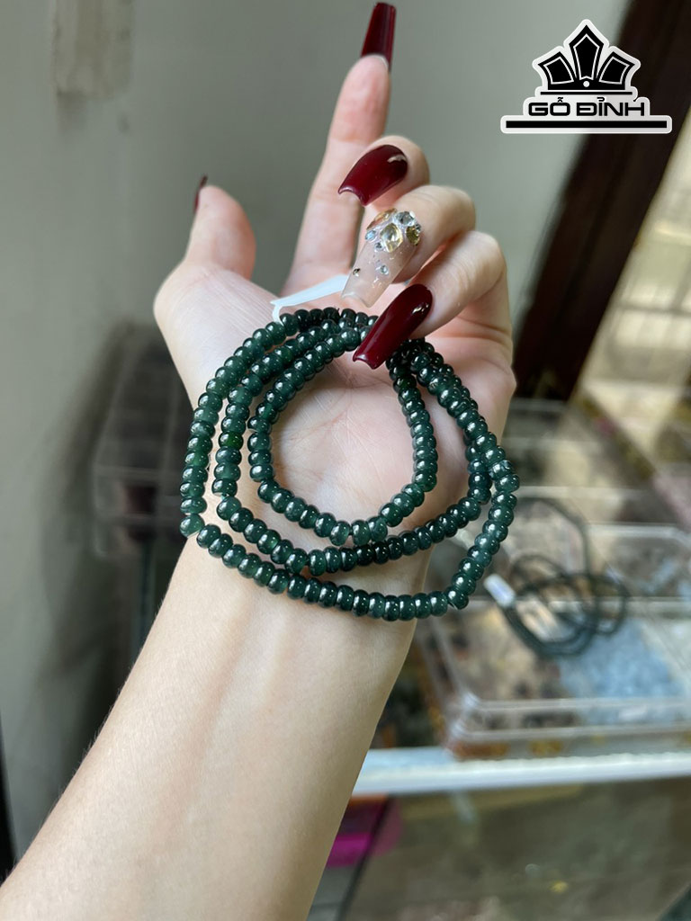 Chuỗi Đá Ngọc Lam (Turquoise) Đường Kính Hạt 5 (mm) 5cts
