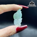Mặt Dây Chuyền Hồ Ly Đá Cẩm Thạch Cao 3,7 (cm)