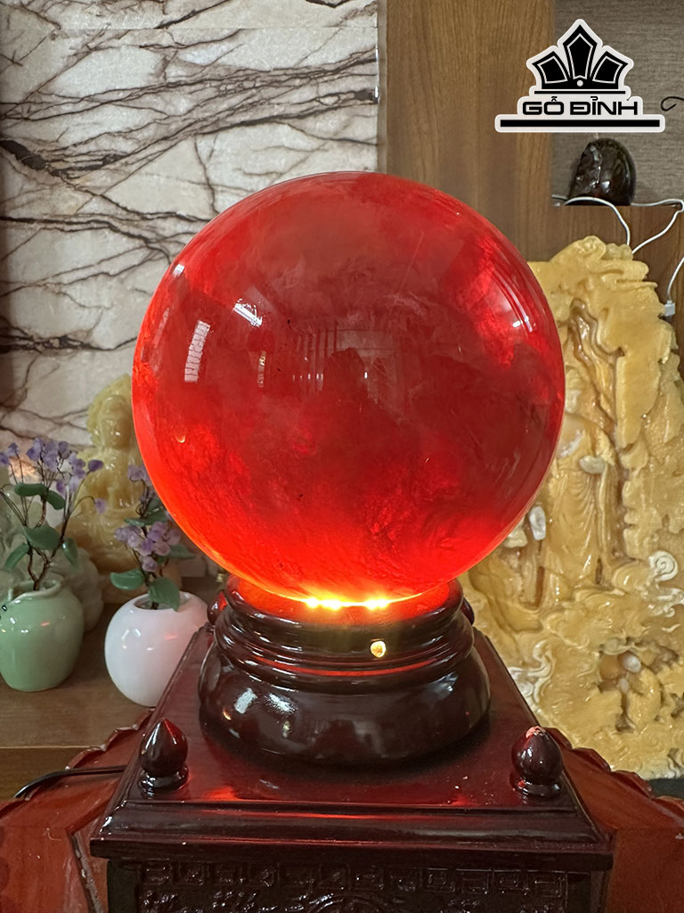 Bi Cầu Thủy Tinh Đường Kính Hạt 19 (cm) 8,84kg