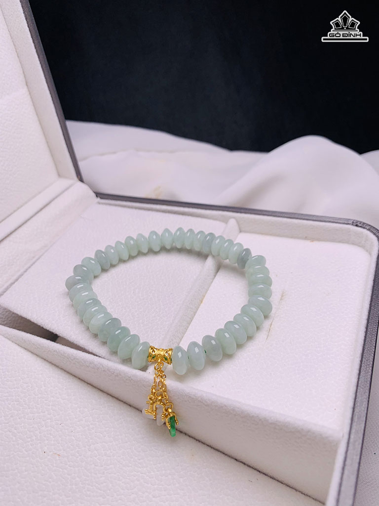 Chuỗi Đá Cẩm Thạch Đường Kính Hạt 8 (cm)