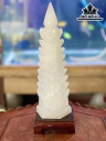 Tháp Văn Xương Đá Thạch Anh Trắng Cao 28 (cm) 1,6kg