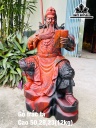 Tượng Quan Công Đọc Sách Gỗ Trắc Cao 50 Ngang 28 Sâu 23 (cm)