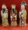 Bộ Phúc Lộc Thọ Gốm Giang Tây Size Nhỏ