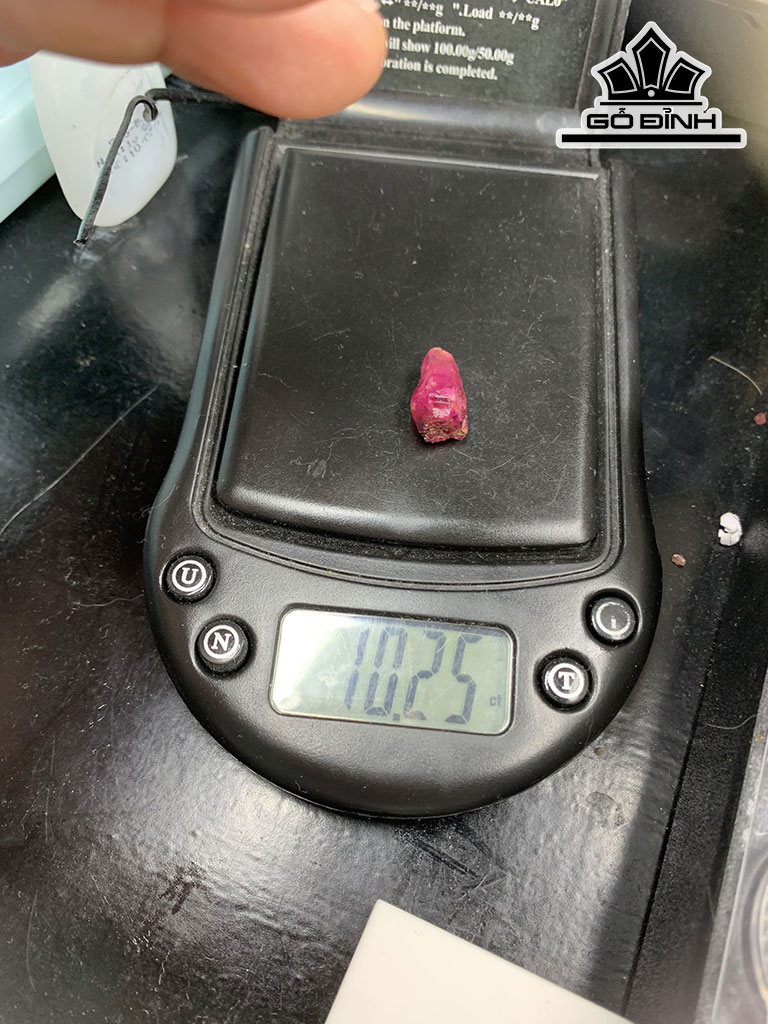 Tinh Thể Đá Ruby 10,25cts