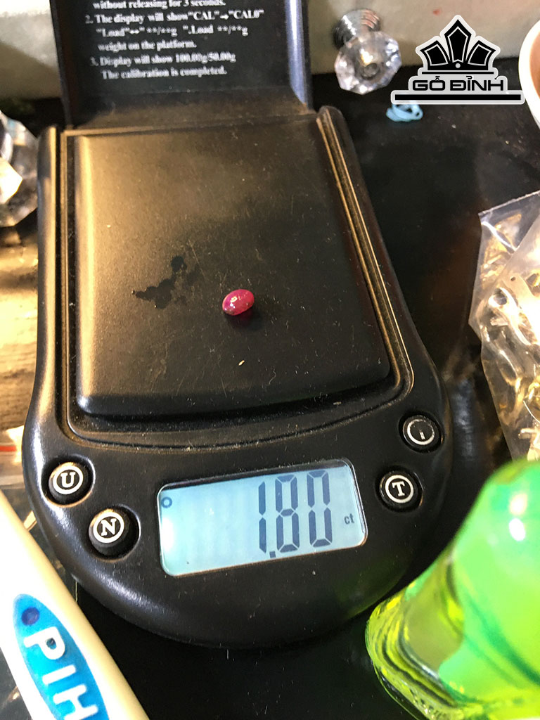 Viên Đá Ruby Sao 1,8cts