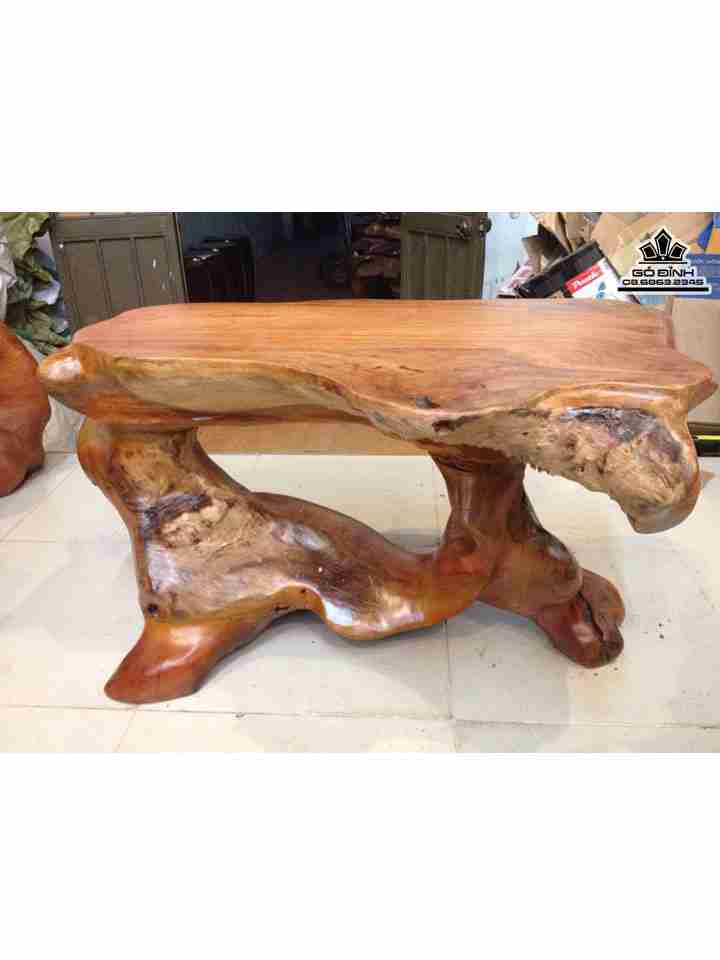 Đôn Gỗ Xá Xị ( Gù Hương )  Cao 45 Mặt 72-46 (cm)
