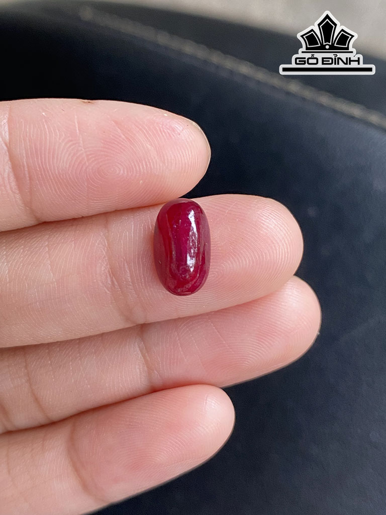 Nhẫn Nam Đá Ruby Đỏ Yên Bái 14,4cts