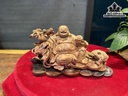 Tượng Phật Di Lặc Gỗ Sưa Cao 13 Ngang 27 Sâu 13 (cm)