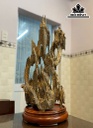 Núi Cảnh Trang Trí Gỗ Trầm Hương Cao 60 Ngang 30 Sâu 20 (cm) 1,5kg