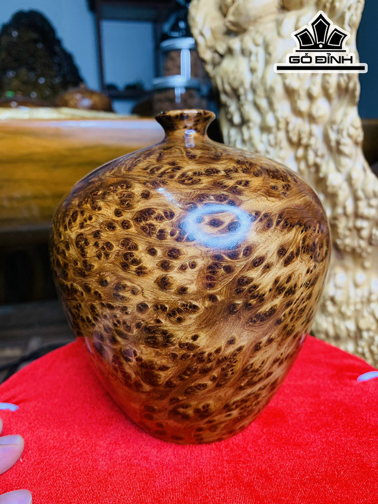 Chum Phú Quý Gỗ Nu Ngọc Am Cao 15 Đường Kính 13 (cm)