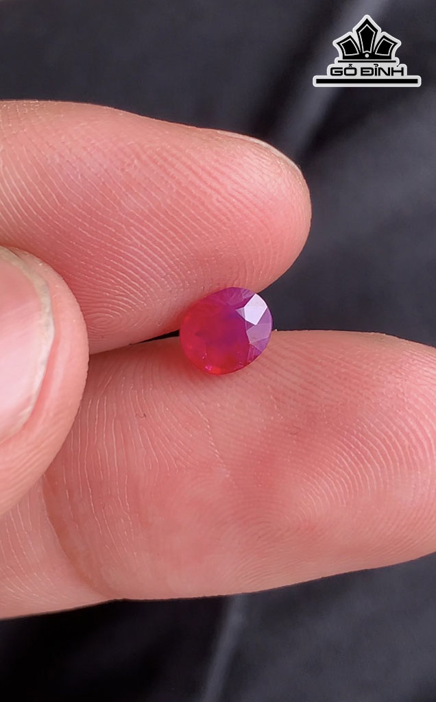 Viên Đá Ruby Lục Yên 0,85cts