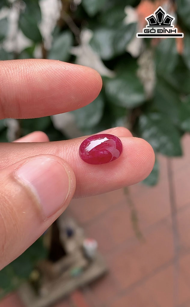 Viên Đá Ruby Lục Yên 5,45cts