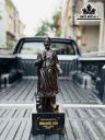 Tượng Trần Quốc Tuấn Gỗ Mun Hoa Cao 60 Ngang 19 Sâu 15 (cm)