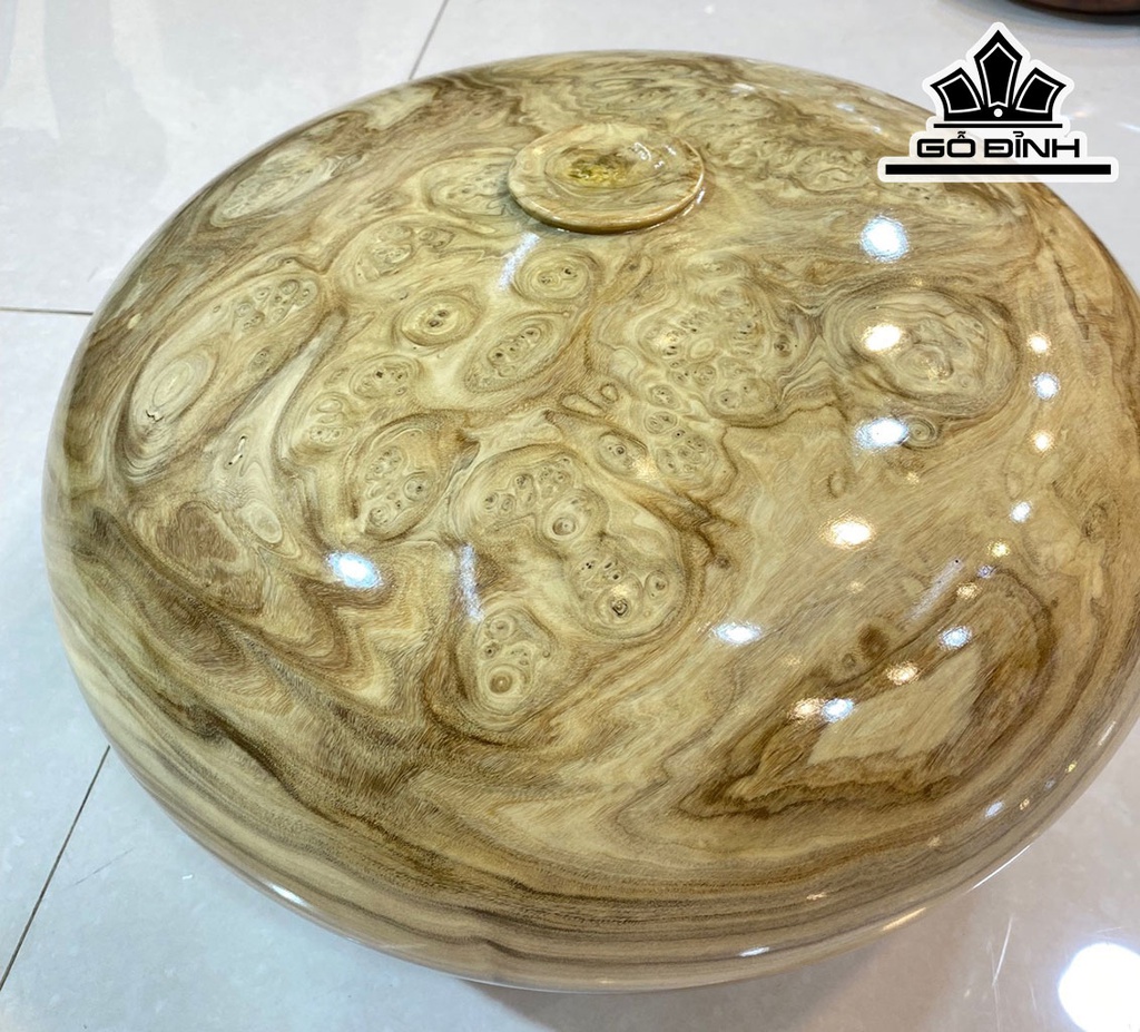 Chum Phú Quý Gỗ Nu Nghiến Cao 23 Đường Kính 40 (cm)