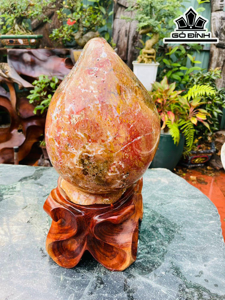 Tác Phẩm Quả Đào Tiên Đá Mã Não Cao 45 (cm) 17kg