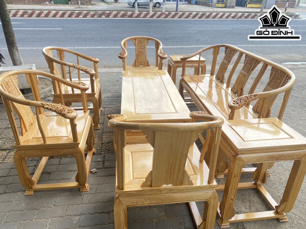 Bộ Minh Đế Gỗ Pơ Mu 8 Món