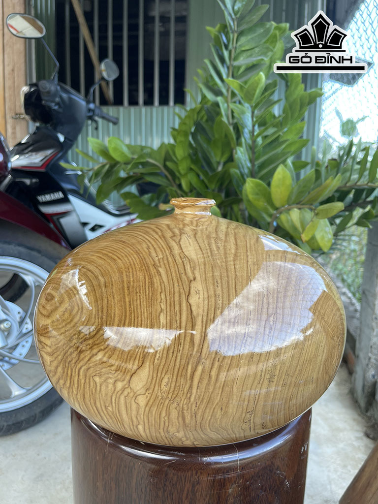 Chum Phú Quý Gỗ Hoàng Đàn Cao 21 Đường Kính 31 (cm)
