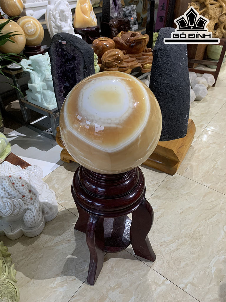 Bi Cầu Đá Ngọc Hoàng Long Đường Kính Hạt 30,5 (cm) 39kg