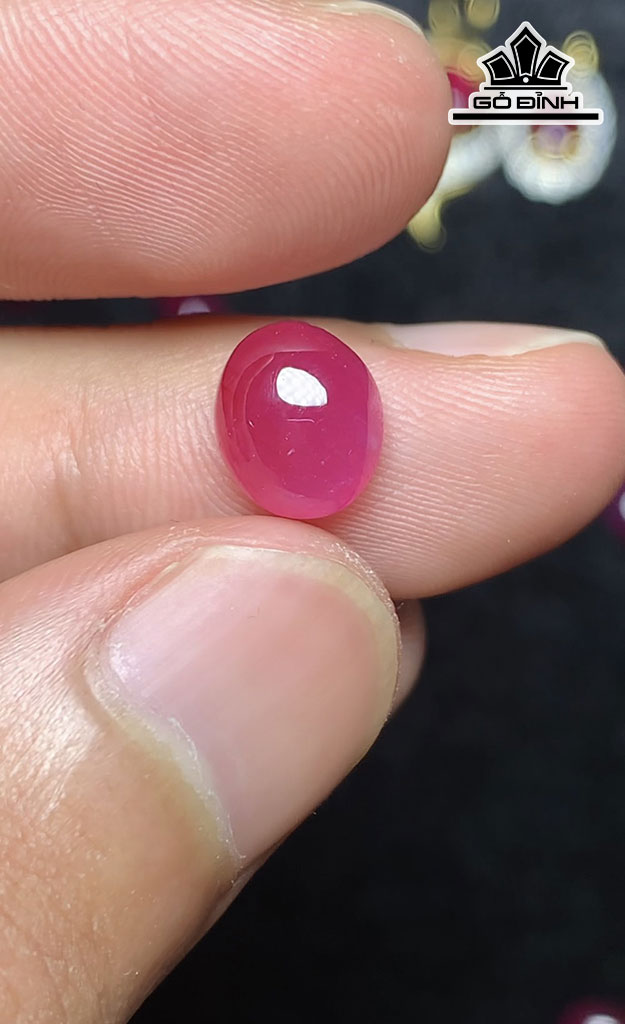 Viên Đá Ruby Lục Yên 4,1cts