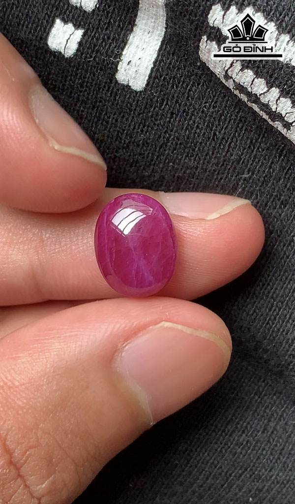 Viên Đá Ruby Yên Bái 6,3cts