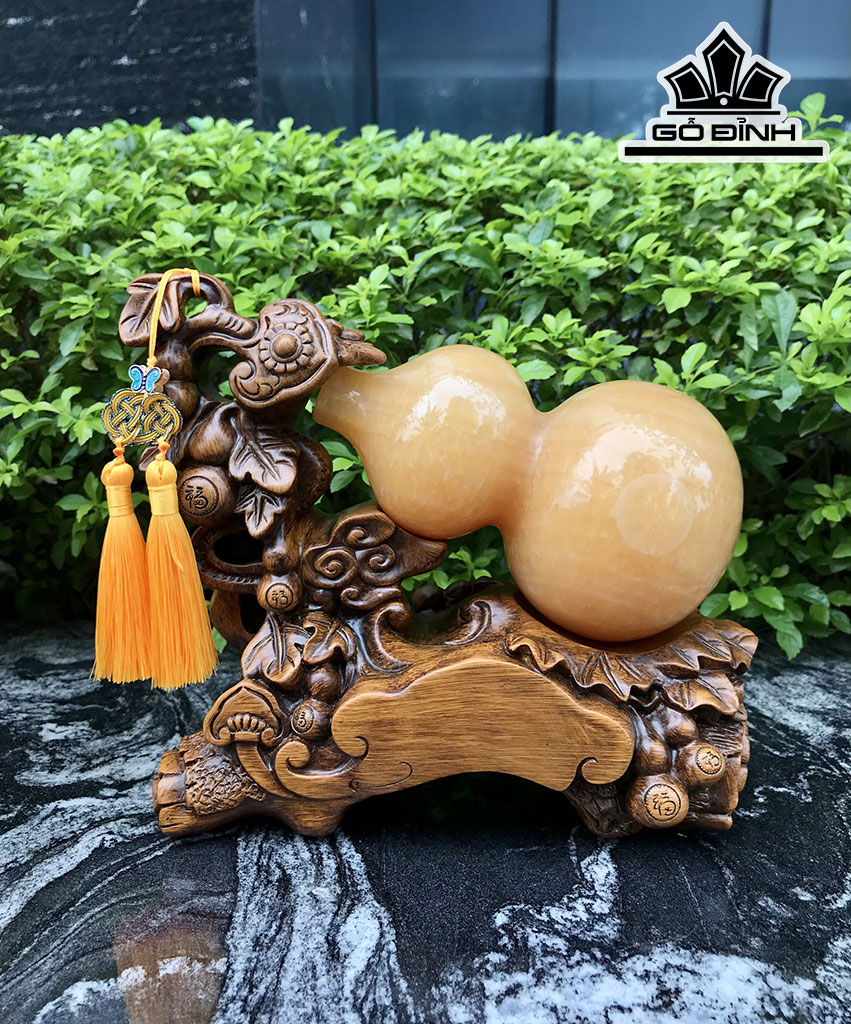 Hồ Lô Đá Onyx Cao 21 Ngang 22 Sâu 10,5 (cm) 1,8kg