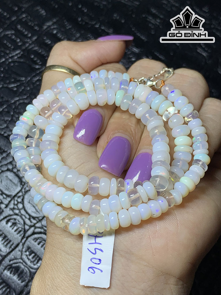 Chuỗi Đá Opal Đường Kính Hạt 6,8 (mm) 20g