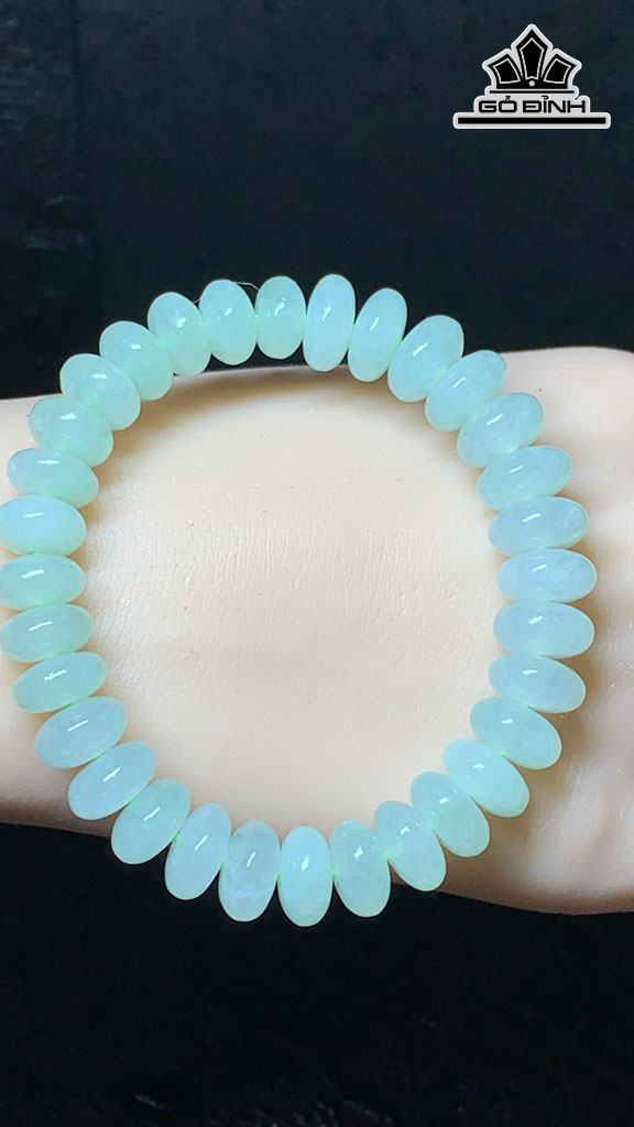 Vòng Tay Đá Cẩm Thạch Cao 9,8 Ngang 11,2 (mm) 38,9g