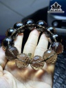 Vòng Tay Đá Thạch Anh Khói ( Smoky Quartz ) Đường Kính Hạt 20 (mm) 128g