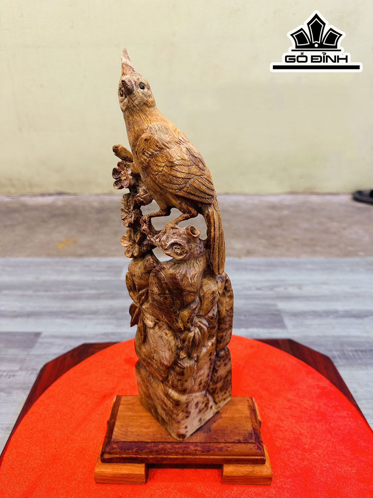 Chim Chào Mào Gỗ Nu Ngọc Am Cao 35 Ngang 10 Sâu 6 (cm)