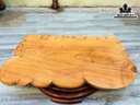 Khay Trà Gỗ Hương Cao 5 Ngang 66 Sâu 42 (cm)