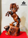 Tượng Ngựa Phong Thủy (Nhất Mã Phi Thiên) Gỗ Trắc Cao 40 Ngang 21 Sâu 10 (cm)