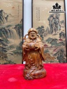 Tượng Thần Tài Gỗ Sưa Cao 29 Ngang 13,5 Sâu 14 (cm)