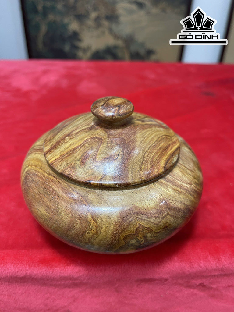 Thố Gỗ Sưa Cao 9 Đường Kính 12 (cm)