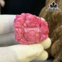 Mặt Dây Chuyền Di Lặc Đá Ruby Cao 36 Ngang 40 (mm) 174cts