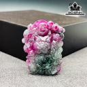 Mặt Dây Chuyền Di Lặc Đá Tourmaline Cao 48 (mm)