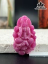 Mặt Dây Chuyền Quan Âm Đá Ruby Cao 40 Ngang 23 (mm) 93,5cts