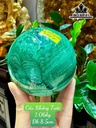 Bi Cầu Đá Malachite Đường Kính Hạt 8,5 (cm) 1,06kg