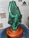 Tác Phẩm Đá Malachite Cao 27 (cm) 3,6kg