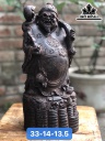 Tượng Lão Thương Gia Gỗ Trắc Cao 33 Ngang 14 Sâu 13,5 (cm)