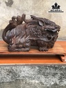 Tượng Nghê Gỗ Trắc Cao 15 Ngang 27 Sâu 12 (cm)
