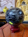 Bi Cầu Đá Thạch Anh Đen Đường Kính Hạt 13,5 (cm) 3,51kg