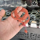 Chuỗi Đá Mã Não Nam Hồng Đường Kính Hạt 6,5 (mm)