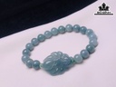 Vòng Tay Hồ Ly Đá Ngọc Lam (Turquoise) Đường Kính Hạt 8 (mm)
