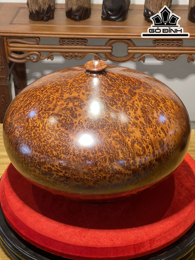 Chum Phú Quý Gỗ Nu Ngọc Am Cao 31 Đường Kính 46 (cm)