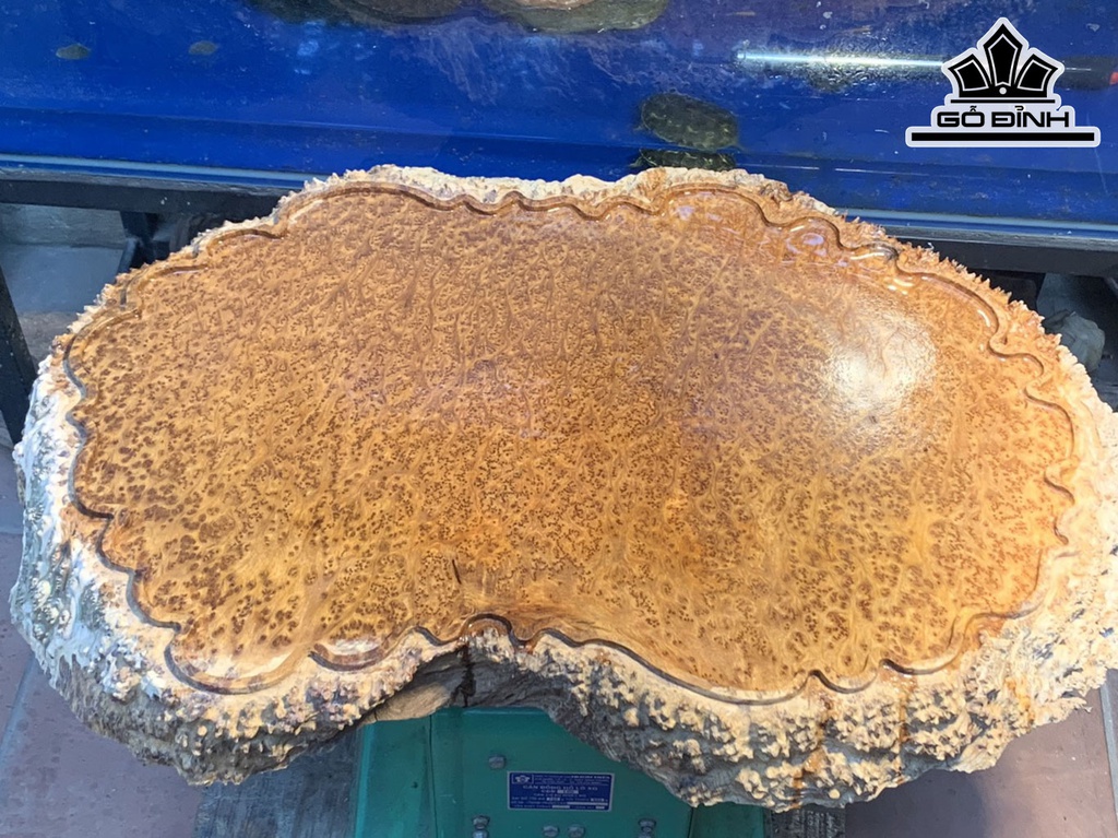 Khay Trà Gỗ Nu Ngọc Am Cao 45 Ngang 70 Sâu 6 (cm)