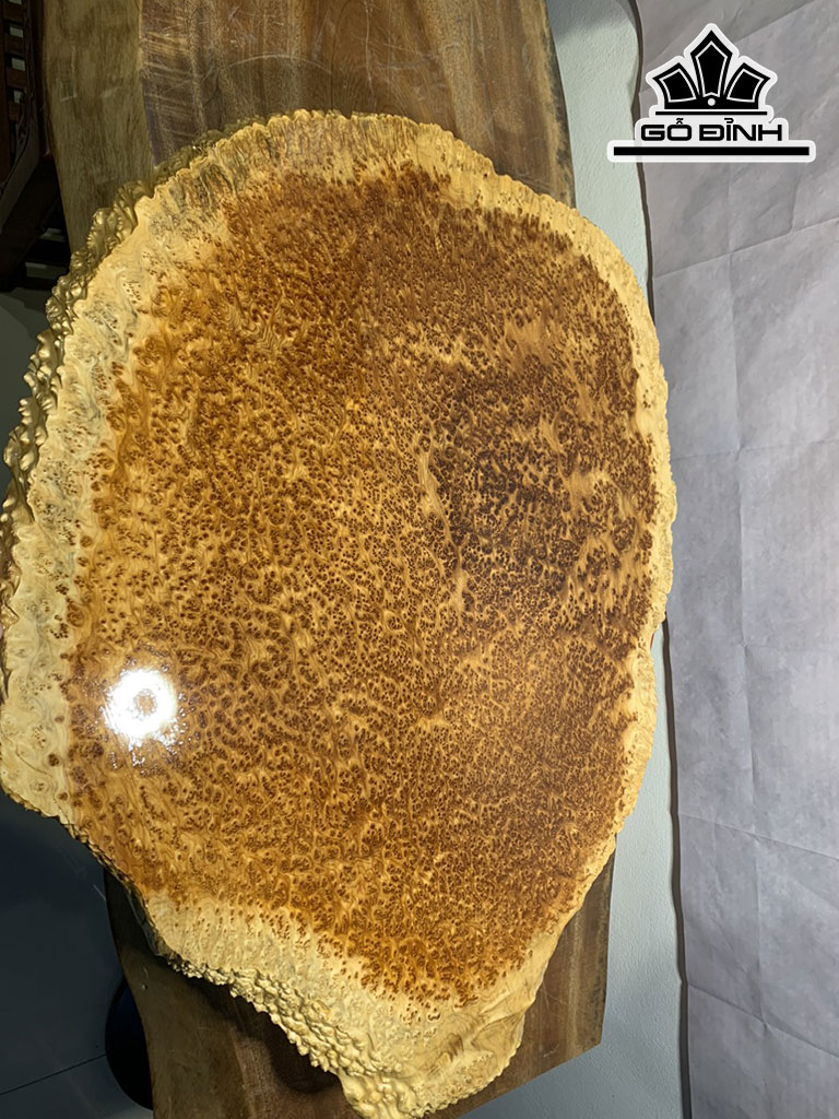 Khay Trà Gỗ Nu Ngọc Am Cao 57 Ngang 75 Sâu 2,6 (cm)