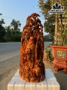 Tượng Ông Thọ Gỗ Ngọc Am Cao 86 Ngang 36 Sâu 20 (cm)