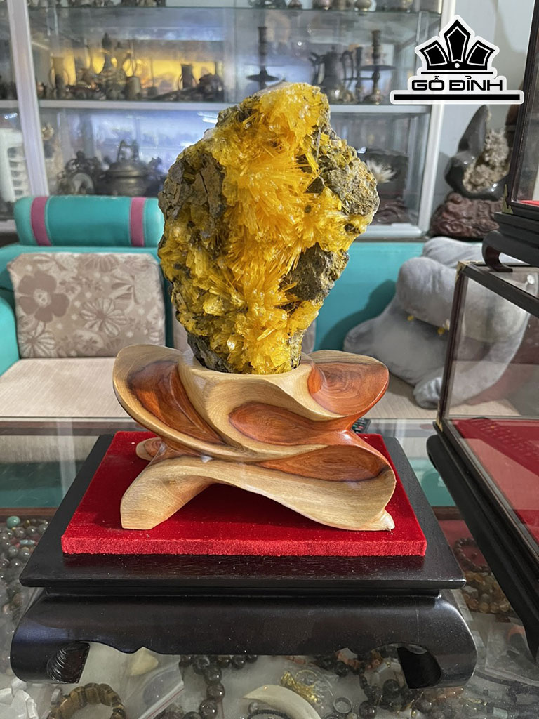 Bông Hoa Ưu Đàm Đá Trầm Tích Cao 30 (cm) 3,3kg