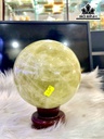 Bi Cầu Đá Thạch Anh Vàng Đường Kính Hạt 16 (cm) 6,45kg